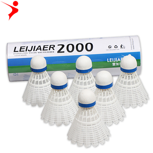 LEIJIAER2000 6 Pcs/Set Professional Training Nylon FeatherOutdoor Sports <span class=keywords><strong>Badminton</strong></span> Accessories Durable <span class=keywords><strong>Badminton</strong></span> - Product Image 3