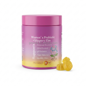 Suplemen Permen Herbal Probiotik Dewasa dengan Bubuk Slippery Elm Meningkatkan Imunitas & Menyeimbangkan Tingkat pH - Product Image 1