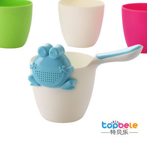 ท็อปเบล แชมพูเด็ก ถ้วยรูปทรงกบ ช้อนพลาสติก สำหรับทารกแรกเกิด 0-3 ปี ใช้ในห้องน้ำอเนกประสงค์ BC010 - Product Image 4