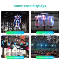 Promotion : Machine publicitaire holographique 3D à projection stéréo, ventilateur d'imagerie sans écran à vision directe