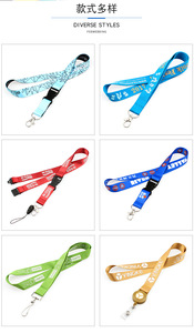 Custom Bulk Key ID Badge Holder Anime Sublimation <b>Lanyards</b> - Product Image 5