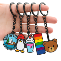 Entreprise en gros en alliage de zinc fer 2D/3D émail doux dur porte-clés personnalisé logo porte-clés lettre métal porte-clés personnalisés