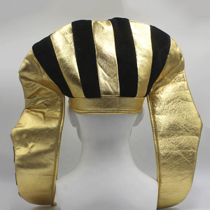 Sombrero de Faraón Egipcio Antiguo, Disfraz de Hatshepsut, Cosplay, Fiesta de Halloween, Sombrero de Rey Faraón Egipcio, Sombrero de Disfraz de Rey <span class=keywords><strong>Tut</strong></span> - Product Image 5