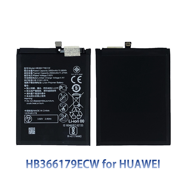 OEM HB366179ECW Replacement Mobile Phone Battery for Huawei NOVA 2 Original Battery 2950mAh