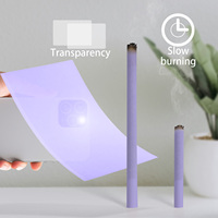 Papier à rouler Alien Puff violet king size slim à combustion lente, gomme arabique pure, premium, ultra fin, personnalisable avec votre propre design