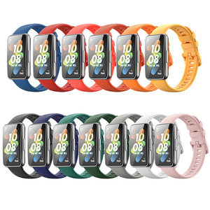 Eraysun <span class=keywords><strong>2023</strong></span> correa de reloj de silicona para <span class=keywords><strong>Huawei</strong></span> Band 7 pulsera de repuesto <span class=keywords><strong>Smartwatch</strong></span> accesorios de pulsera impermeables - Product Image 3