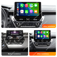 Système stéréo de voiture MEKEDE MS 8+256G Android 12 Caméra 360° DSP RDS pour Toyota Corolla 2018-2020 ADAS DVR Écran tactile 10 pouces