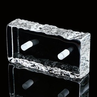 Bloques de Vidrio Transparente, Ladrillos de Vidrio para Pisos y Soluciones para Escaleras, Ladrillos de Vidrio de Color Transparente
