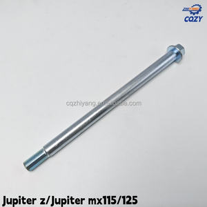 Eje Delantero de Motocicleta para <span class=keywords><strong>Yamaha</strong></span> Jupiter Z, Perno de Eje Trasero, Eje Pivotante para Brazo Oscilante Jupiter MX 115/125, Indonesia, Vietnam - Product Image 1