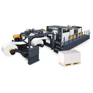 RYSM-1700 High Quality Paper Roll to Sheet Cutting and Stacking Machine with Twin Blades