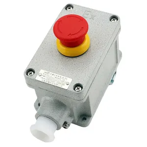 IP65 Explosion-Proof Button Box 220V 10A Flame Proof Push Button Emergency Stop Switch Flame-Proof Switch