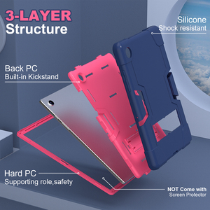 Étui antichoc pour <span class=keywords><strong>tablette</strong></span> Housse en silicone <span class=keywords><strong>Protection</strong></span> complète avec béquille pour <span class=keywords><strong>Samsung</strong></span> Galaxy Tab A8.0 S8 A7 <span class=keywords><strong>Lite</strong></span> A8 10.5 S9 Plus 12.9 - Product Image 2