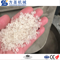 300-500 kg/h Utilisé HDPE LDPE film PE sacs en plastique granulés extrudeuse granulateur de machine faisant la machine