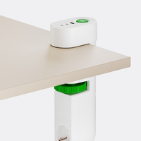 Prise de bureau sans perçage, 3 prises, 3 ports USB (2C/1A) QC3.0 PD20W, 3680W 250V, interrupteur de mise à la terre, prise Schuko, pour bureau et domicile, OEM