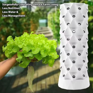 8-laags enkelkoloms hydroponische verticale boerentoren met pomp, aquaponische/aeroponische irrigatie, lange levensduur - Product Image 1
