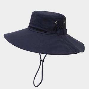 Sombrero de Pesca y Escalada Plegable de Poliéster Personalizado para Exteriores con Cordones, <span class=keywords><strong>Gorra</strong></span> de <span class=keywords><strong>Sol</strong></span> para Uso Casual y Viajes - ¡Gran Oferta! - Product Image 4