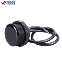 Détecteur infrarouge miniature 5-24V, interrupteur de porte avec une portée de détection jusqu'à 2m, applicable en intérieur pour la domotique, les lumières LED