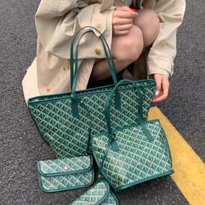Nouveau Sac à Bandoulière/Sac Croisé Élégant en Cuir PU Souple pour Femme 2025, avec <span class=keywords><strong>Pochette</strong></span> Amovible et Motif Imprimé en Toile - Product Image 2