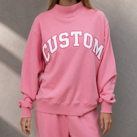 Sudadera con Capucha Bordada de Tela de Rizo Extra Grande Unisex para Mujer, con Logotipo Personalizado en la Parte Delantera, Servicio OEM