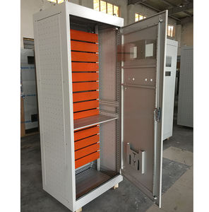 ตู้ควบคุมสวิตช์เกียร์กลางแจ้งแบบกำหนดเองสำหรับมืออาชีพ ติดตั้งบนพื้น ทำจากเหล็กกล้าไร้สนิม เหล็กแผ่นรีดเย็น ป้องกันฝุ่นละอองระดับ IP54 เคลือบผง - Product Image 5