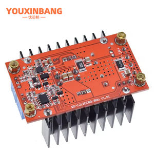 80W DC Step Down Step Up Buck <span class=keywords><strong>Booster</strong></span> Adaptateur Module Régulateur de Tension Réglable DC-DC Boost Converter Board 9-35 à 1-35V - Product Image 5