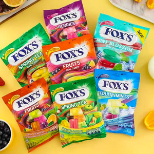 Profession eller Großhandel Indonesien FOXS Crystal Mint <span class=keywords><strong>Candy</strong></span> 90g Snacks 60g exotische Süßigkeiten