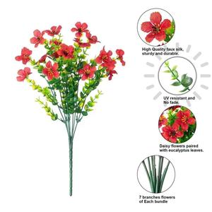 <span class=keywords><strong>Fleurs</strong></span> <span class=keywords><strong>artificielles</strong></span> réalistes pour l'extérieur, résistantes aux UV, <span class=keywords><strong>bouquet</strong></span> de <span class=keywords><strong>fleurs</strong></span> sauvages mélangées pour la décoration d'automne du jardin, du porche, <span class=keywords><strong>des</strong></span> jardinières et de la maison - Product Image 6