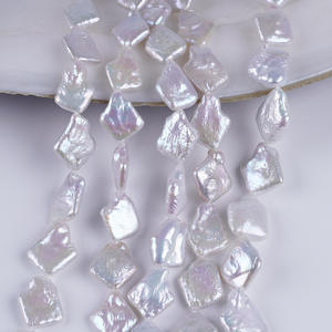 Perlas Sueltas de Agua Dulce Naturales con Forma de Diamante Barroco, Semiterminadas, para Bisutería DIY - Product Image 5