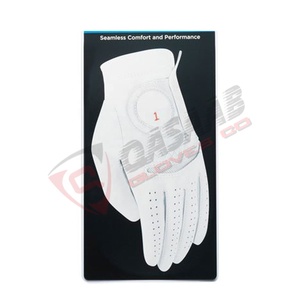 Gants de golf pour hommes en cuir PU personnalisés en gros Gants de sport antidérapants respirants Professionnels Featur-Cabretta - Product Image 4
