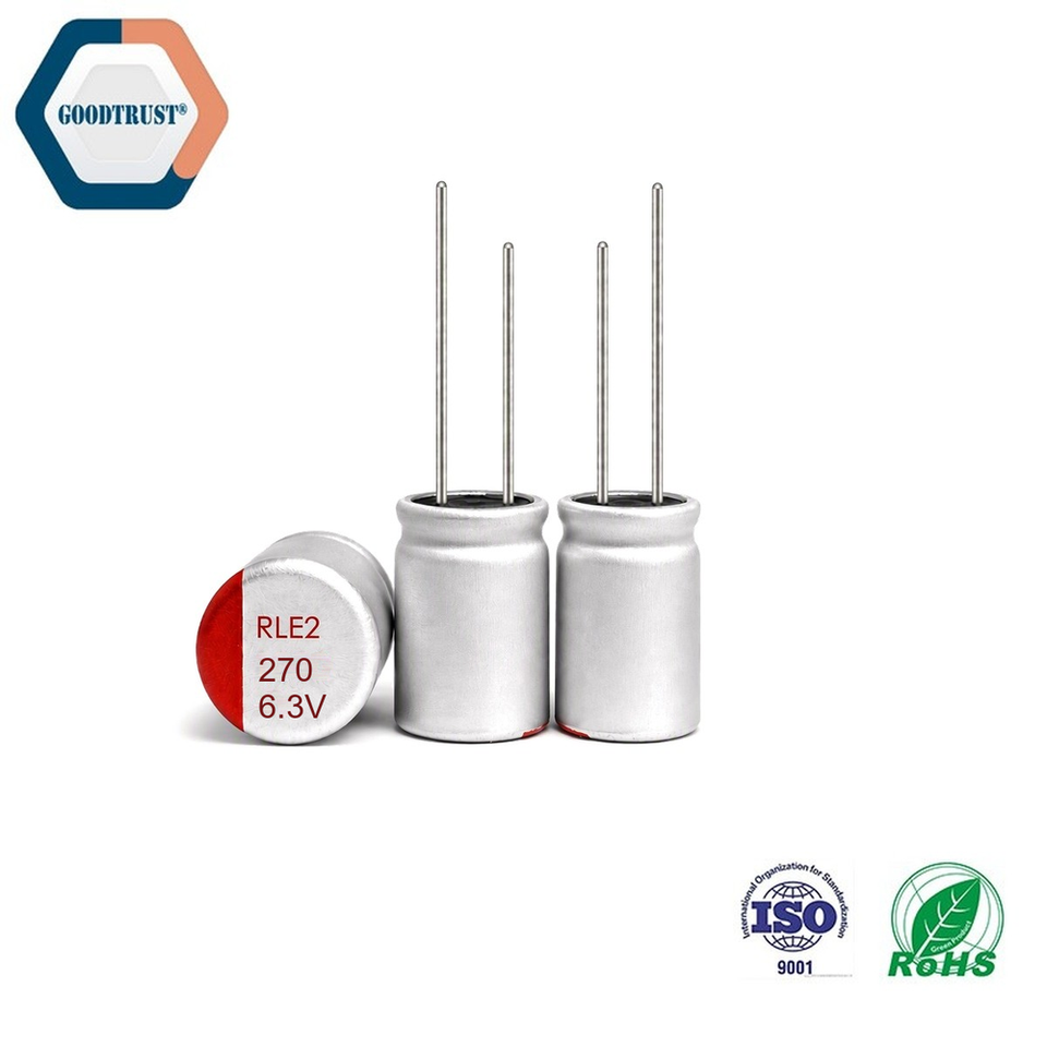 6.3V 270uF Solid Aluminum Electrolytic Capacitor 5*8mm for PC Graphics ...