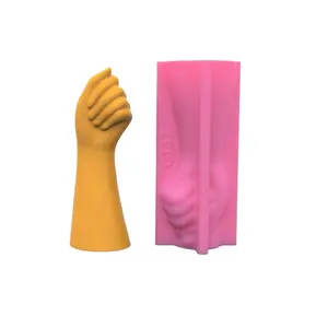 Mattiniera nuova impugnatura a braccio in Silicone a forma di braccio vaso di fiori carnoso stampo per cemento colla a goccia gesso per calcestruzzo bottiglia di fiori C137 - Product Image 1