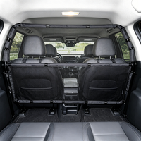 Barrière de voiture universelle pliable durable pour chien, transparente, respirante, anti-rayures, pour SUV et véhicules à hayon