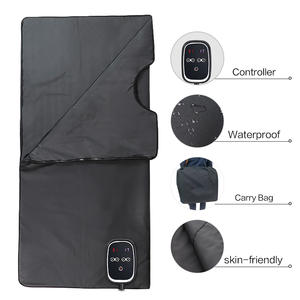 بطانية تدفئة سبا احترافية بسوستة إغلاق من المصنع مباشرة بطانية ساونا حرارية مقاومة للماء - Product Image 4