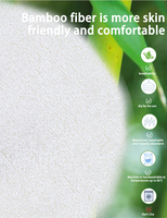 Ananbaby Vente Chaude Coussinets d'Allaitement Anti-Débordement Coussinets de Soins Post-Natals Lavables en Fibre de Bambou + Microfibre + PUL Maternité