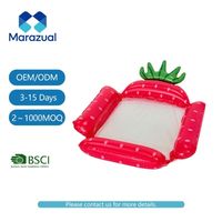 Opblaasbare zwemband hangmat met fruitvorm, van mesh, voor volwassenen, voor zomerfeestjes
