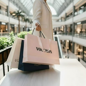Bolsas de Papel de Arte Personalizadas de Lujo con Logotipo Impreso para Bolsas de Compras de Boutique de Alta Gama y Embalaje de Regalos - Product Image 3