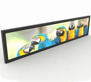 หน้าจอแสดงผลโฆษณาแบบ LCD ชนิดแถบยาวพิเศษ ความสว่างสูง ขนาด 34.9 นิ้ว สำหรับซูเปอร์มาร์เก็ต - Product Image 1
