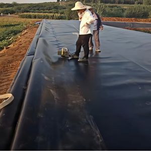 แผ่นรองบ่อ<span class=keywords><strong>ปลา</strong></span> HDPE กันน้ำอย่างดี หนา 0.2 มม.-3.5 มม. แบบบาง พับได้ หนา 0.4 มม. 0.6 มม. 0.75 มม. - Product Image 6