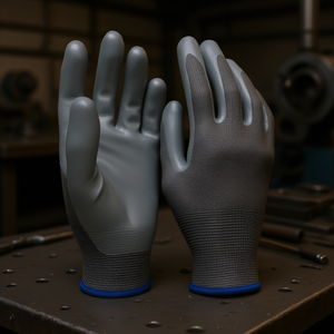ถุงมือโพลีเอสเตอร์เคลือบไนไตรล์ ถุงมือป้องกันสำหรับงานอุตสาหกรรม - Product Image 3
