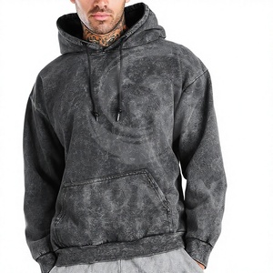 Sudadera con Capucha Estilo Acid Wash, OEM ODM, Felpa de Algodón Premium, Oversize, Streetwear, Personalización de Marca Disponible - Product Image 1