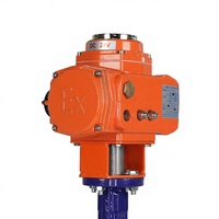 Vanne papillon électrique à raccordement par oreilles, double joint, pour tuyauterie, avec disque à clapet, joint souple/dur, pour huile/eau/gaz