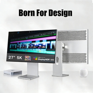 Moniteur TCOLOR G27P avec corps en alliage d'aluminium, qualité d'image ultra-claire, écran <span class=keywords><strong>27</strong></span> <span class=keywords><strong>pouces</strong></span> 5K, compatible USB-C Thunderbolt <span class=keywords><strong>pour</strong></span> MacBook - Product Image 1