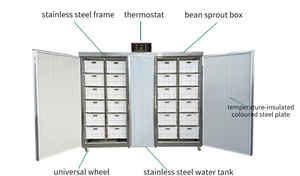 Máy nảy mầm đậu hoàn toàn tự động Máy trồng mầm đậu Máy trồng đậu tự động Máy chế biến mầm đậu - Product Image 5