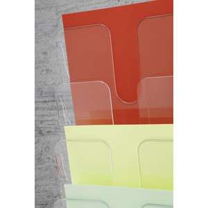 DURABLE - 1700008011 Flexiplus 6 A4 expositor de pared vertical, tamaño A4, 6 compartimentos, 247x1080x100mm - Product Image 5