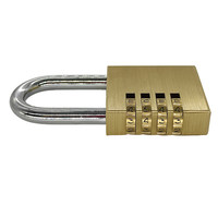 High Security 4-digit Combination Copper Password Padlock