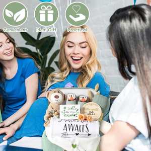 ของขวัญสำหรับคุณแม่ตั้งครรภ์ที่ไม่เหมือนใคร ตะกร้าของขวัญเด็กทำจากไม้สำหรับคุณแม่มือใหม่ ของใช้จำเป็นสำหรับเด็กแรกเกิด ตะกร้าของขวัญเด็ก ขายส่ง - Product Image 4
