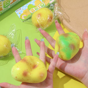 Jouet anti-stress pomme de terre TPR au design unique, changeant de couleur, amusant, fantaisie, rebond lent, style fluide de dessin animé, populaire - Product Image 3