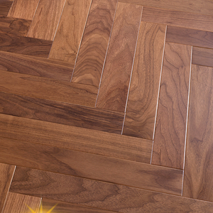 <span class=keywords><strong>Parquet</strong></span> en noyer américain massif en chevrons - 450x90x18mm - Product Image 3