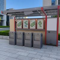 RNKJ Station de Collecte des Déchets Souterraine Intelligente Moderne en Acier avec Induction Automatique du Couvercle et Surveillance IoT