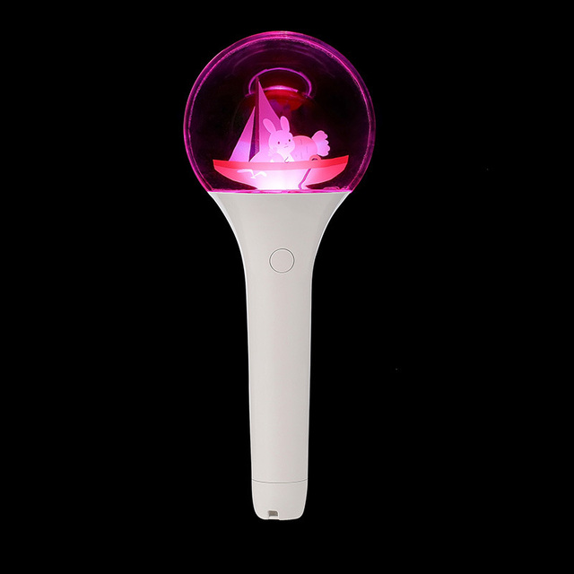OEM Factory Free 3D Design Cheering Props Custom Acrylic Light Stick for KPOP Concert